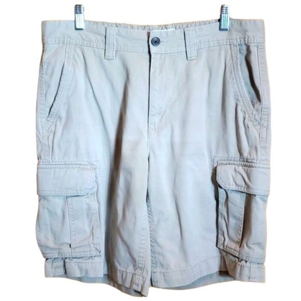 🩳 AMAZON ESSENTIALS KHAKI CARGO SHORTS